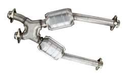 Picture of BBK 1638 High-Flow X-Pipe Mid Pipe 2.5in with Catalytic Converters