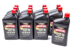 Picture of Motul 108080-12 Break-In Oil 10W-40 Mineral Engine Oil Case of 12 Quarts