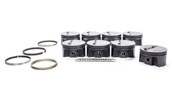 Picture of MAHLE 930202535 Forged Piston Kit 358ci Chevy Small Block 4.035" Bore 10.5:1 Compression