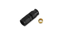 Picture of Vibrant 16447 Tube to Female AN Adapter -8AN 0.375" with Brass Olive Inserts