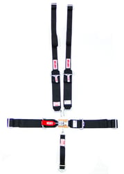 Picture of Simpson Racing Equipment 29063BKH Latch and Link 5-Point Bolt-In Racing Harness