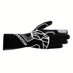 Picture of Alpinestars 3552024-1169-M Tech-1 Race V4 Auto Racing Gloves Black Tar Gray Medium