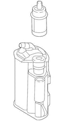 Picture of Genuine Mercedes 205-470-40-00 Vapor Canister EVAP Charcoal Filter