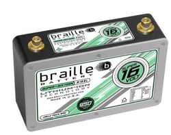 Picture of Braille Battery B169L 16 Volt Lithium Super 16 Circle Track Racing Battery