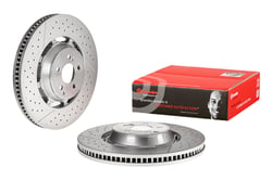 Picture of Brembo 09.B848.33 UV Coated Vented Front Brake Rotor