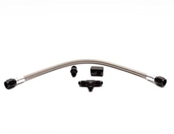 Picture of Snow Performance SNO-40040-BRD Dual Nozzle Upgrade Kit SS Braided Line 4AN Fittings