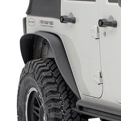 Picture of Smittybilt 76837-02 XRC Steel Fender Flare Set Black Textured