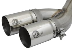 Picture of aFe 49-42082-P Rebel Series 3.5 Inch Cat-Back Exhaust System Stainless Steel Polished Tip