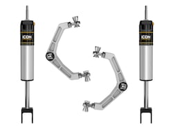 Picture of ICON Vehicle Dynamics 78732 2020+ GM 2500/3500 HD 0-2" Lift 2.5 VS Shock System with Tubular UCA