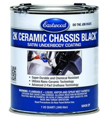 Picture of Eastwood Company 50430ZP Catalyzed Urethane Chassis Black Coating Quart