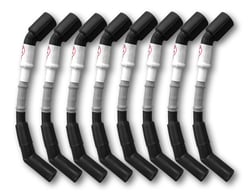 Picture of Kooks Headers 750202 11mm Spark Plug Wires 8-Piece Set Grey with Black Boots LSX