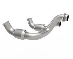 Picture of Kooks Headers 14003300 3in. Stainless Steel GREEN Catted OEM Connection Pipes