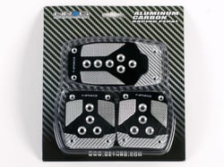 Picture of NRG Innovations PDL-400BK Aluminum Sport Pedal Set - Black