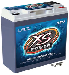 Picture of XS Power Batteries D680 12V AGM Deep Cycle Battery 1000A 20Ah 370CA