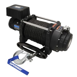 Picture of Superwinch 1518201 Tiger Shark 18000SR 24V Electric Winch 18000lb Capacity Synthetic Rope