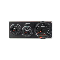 Picture of Longacre Racing Products 52-44572 SMi Elite Waterproof 2 Gauge Panel with Tachometer