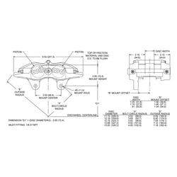 Picture of Wilwood 120-11130 FSLI Superlite 6-Piston Forged Brake Caliper