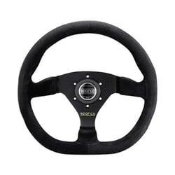 Picture of Sparco 015TRGS1TUV Ring L360 Suede Steering Wheel 330mm Flat Bottom
