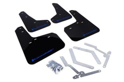 Picture of RallyArmor MF27-UR-BLK/BL Black/Blue UR Mud Flaps 2013+ Ford Focus ST