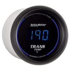 Picture of AutoMeter 6949 Digital Transmission Temperature Gauge 2-1/16" 0-340°F Blue LED