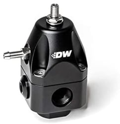 Picture of DeatschWerks 6-1002-FRB DWR1000c Adjustable Fuel Pressure Regulator Black