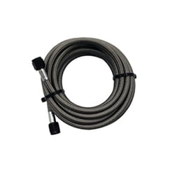 Picture of Snow Performance SNO-800-BRD 5ft Stainless Steel Braided Water Methanol Line 4AN Black