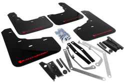 Picture of RallyArmor MF29-UR-BLK/RD UR Series Mud Flaps Black with Red Logo