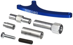 Picture of Moroso 63810 Billet Aluminum Alternator Mounting Bracket Kit GM Delcotron Small Block Chevy