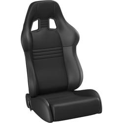 Picture of Corbeau L60091PR A4 Reclining Racing Seat Pair Black Leather