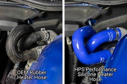 Picture of HPS Performance Products 57-2183-BLUE 3-Ply Silicone Heater Hose Kit - Blue