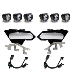 Picture of Baja Designs 447074 LED Headlight Kit with Spot/Wide Cornering Lights for Can-Am X3