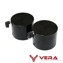 D2 Racing D-CH-01-VACF-20D2-ACK03 RS Coilovers with Front Air Cups and Gold Tankless Control System — image 3
