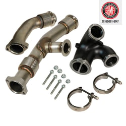 Picture of BD Diesel 1043917 Exhaust Up-Pipes Kit with EGR Connector - Ford 6.0L Powerstroke 2003-2004.5