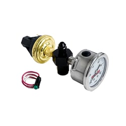 Picture of Snow Performance SNO-81083-BRD Water Methanol Low Pressure Safety Switch with Stainless Steel Braided Line