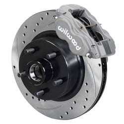 Picture of Wilwood 140-13476-D Classic Series Dynalite Front Disc Brake Kit with Drilled & Slotted Rotors