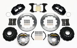 Wilwood 140-10909 FNSL4R Forged Narrow Superlite 4R Rear Big Brake Kit with Parking Brake 12.88" — image 2
