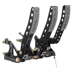Picture of Wilwood 340-12411 Floor Mount Brake Clutch Throttle Triple Pedal Assembly