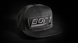 Picture of Borla 21610 Baseball Cap Black Flat Bill Snapback Hat