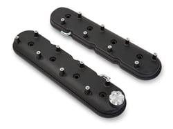 Picture of Holley 24191 LS Valve Covers Black Krinkle Finish with Coil Mounts
