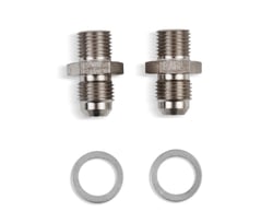 Picture of Earl's Performance 940006ERL Straight Transmission Adapter -6 Male to 1/4-18 NPSM Male