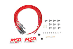 Picture of MSD 31189 8.5mm Super Conductor Spark Plug Wire Set Multi-Angle Plug HEI Cap Universal V8