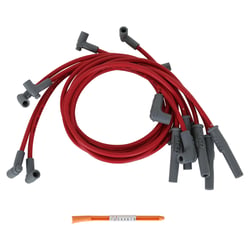 Picture of MSD 31409 Super Conductor 8.5mm Spark Plug Wire Set Red