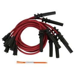 Picture of MSD 32039 Super Conductor 8.5mm Spark Plug Wire Set Red