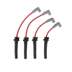 Picture of MSD 32879 Super Conductor 8.5mm Spark Plug Wire Set Red Sport Compact