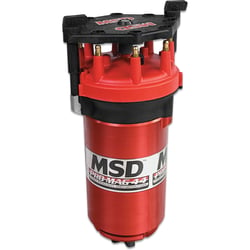 Picture of MSD 8130 Pro Mag 44 Amp Magneto Generator CW Rotation Red Standard Cap Band Clamp