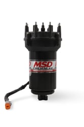 Picture of MSD 81407 Pro Mag 44 Amp Magneto Generator CCW Rotation Black Pro Cap Band Clamp