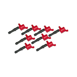 Picture of MSD 82438 Blaster Coil-on-Plug Ignition Coil Set - Ford 3-Valve V8 - Red - 8-Pack