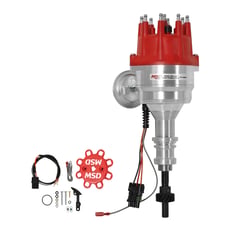 Picture of MSD 83521 Ford 289/302 Ready-To-Run Billet Distributor with Steel Gear and Rev Limiter