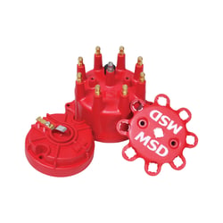 Picture of MSD 84315 Small Diameter Red Distributor Cap and Rotor Kit