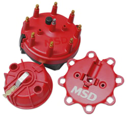 Picture of MSD 8441 Cap-A-Dapt Distributor Cap and Rotor Kit for Small Diameter Pro-Billet Distributors